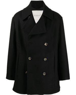 Toogood The Acrobat Double-Breasted Coat - Black