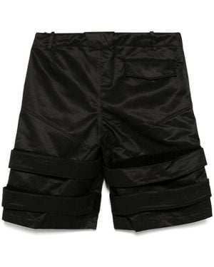 OLLY SHINDER Strap Shorts - Black