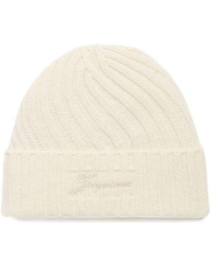 Jacquemus Ribbed Beanie - Natural