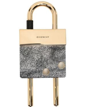 Givenchy Two-Tone Brass Padlock - Grey