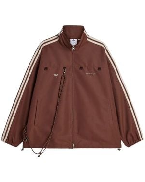 adidas X Song For The Mute 007 Side-Stripe Jacket - Brown