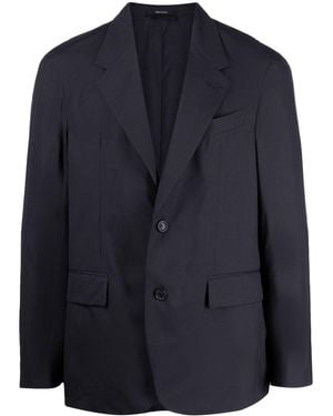 dunhill Single-Breasted Blazer - Blue