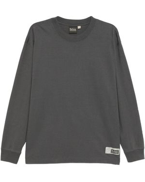 Kaptain Sunshine Logo-Patch T-Shirt - Grey