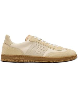 Balmain Swan Trainers - Natural