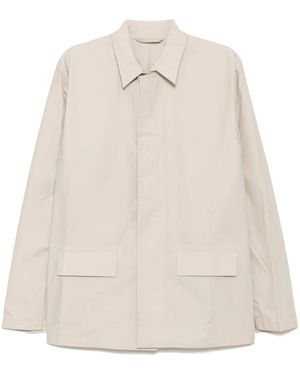 Rier Cotton Shirt Jacket - Natural