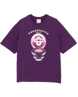 CASABLANCA The Art Of Dance T-Shirt - Purple