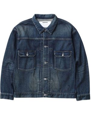 Neighborhood Washed Denim Type-4 Jacket in Blue for Men | Lyst