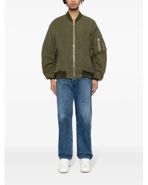 READYMADE Padded Canvas Bomber Jacket - Green
