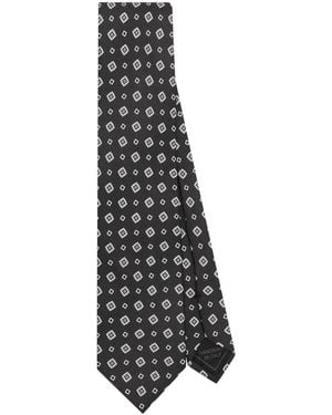 Brioni Silk Tie - White
