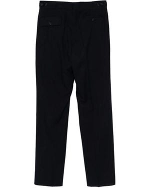 Paul Smith Pleated Wool Trousers - Blue