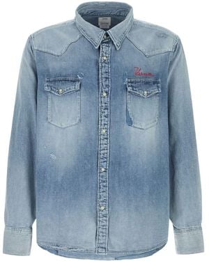 Visvim Pocket Denim Shirt - Blue