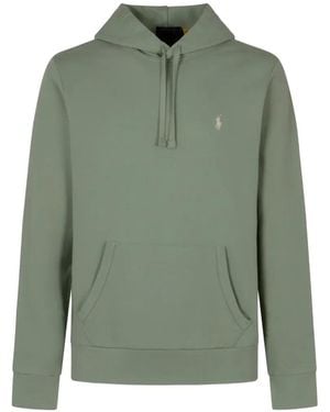 Polo Ralph Lauren Logo-Embroidered Hoodie - Green