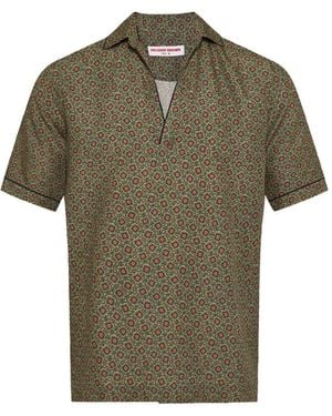 Orlebar Brown Ridley Floral Shirt - Natural