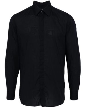 Caruso Cotton Shirt - Blue