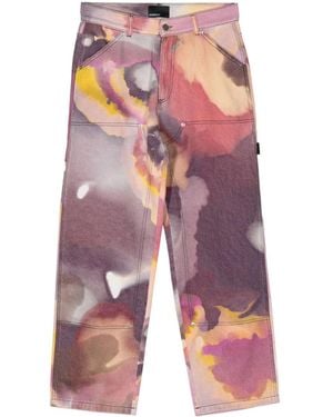 Rassvet (PACCBET) Butterfly Straight-Leg Jeans - Red