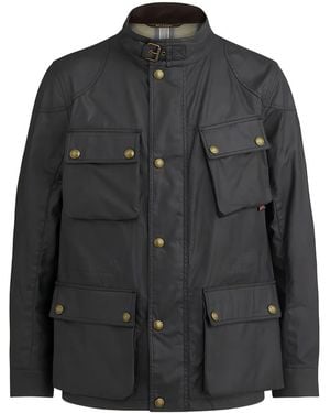 Belstaff Patch-Pocket Military Jacket - Black