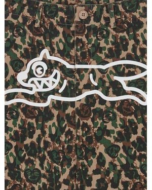 ICECREAM Printed Trousers - Green