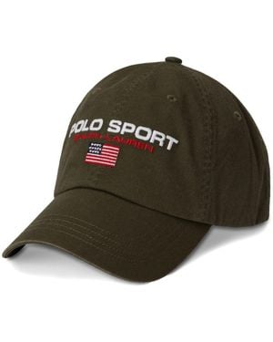 Polo Ralph Lauren Logo-Embroidered Cap - Green