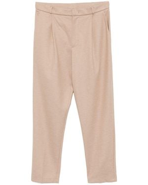 Harris Wharf London Pleated Trousers - Natural