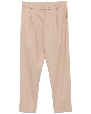 Harris Wharf London Pleated Pants - Natural