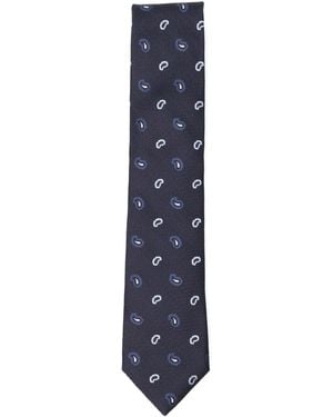ZEGNA Silk Tie - Blue