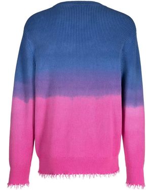 Mauna Kea Ribbed-Knit Jumper - Blue