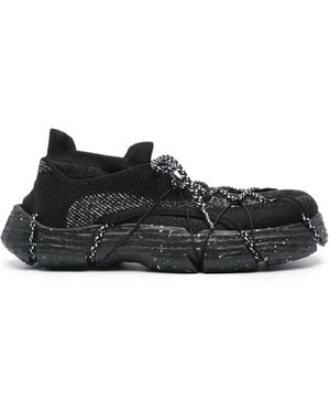 Camper Roku Contrast Lace-Up Trainers - Black