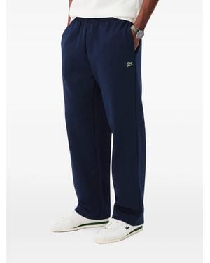 Lacoste Logo-Patch Track Pants - Blue