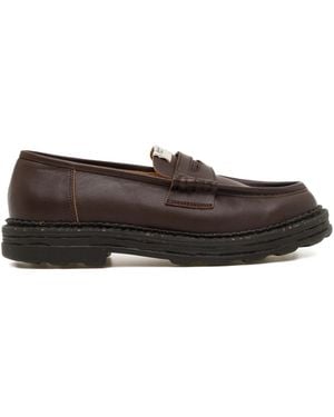Maison Mihara Yasuhiro Slip-On Penny Loafers - White