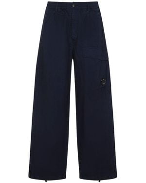 C.P. Company Lens-Detail Trousers - Blue
