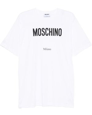Moschino Logo-Print T-Shirt - White