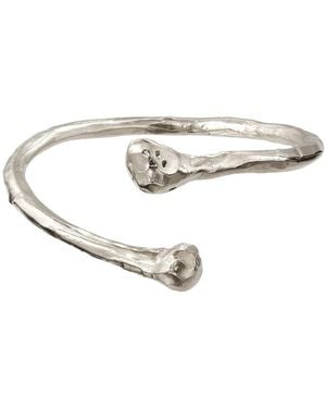 Alighieri Brushed-Finish Bracelet - White
