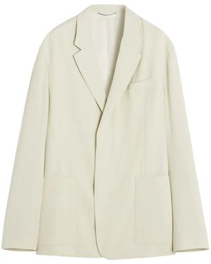 Lanvin Single-Breasted Blazer - White