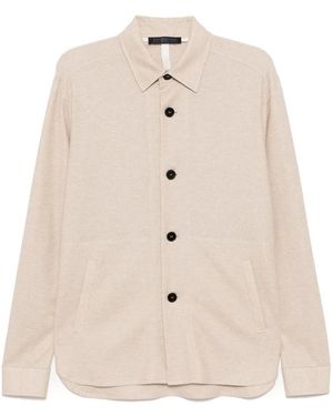 Harris Wharf London Long-Sleeved Shirt - Natural