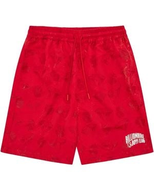 BBCICECREAM Logo-Print Shorts - Red