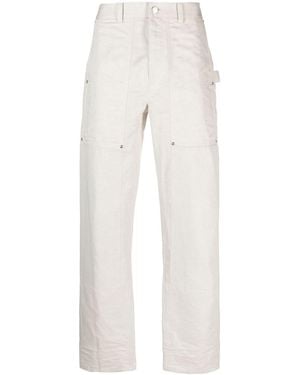 Helmut Lang Carpenter Straight-Leg Trousers - White