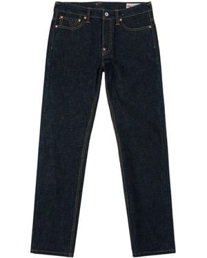 Evisu Seagull-Print Jeans - Blue