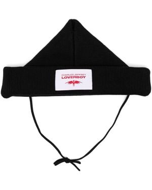 Charles Jeffrey Paper Boat Beanie - Black