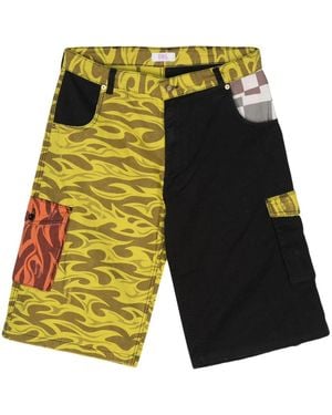 ERL Printed Cargo Shorts - Multicolour