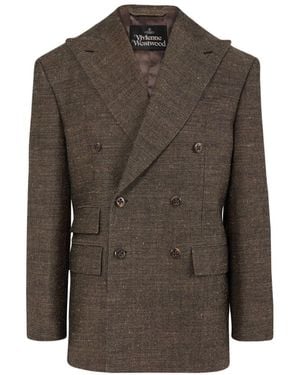 Vivienne Westwood Double-Breasted Blazer - Brown