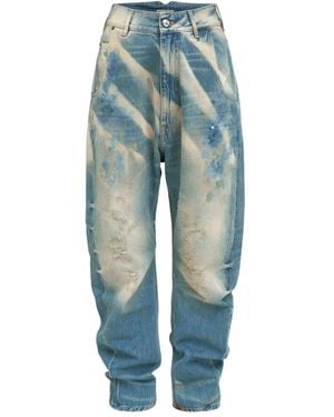 Vivienne Westwood Distressed-Effect Jeans - Blue