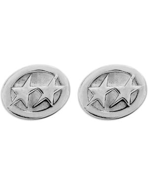 Twojeys Star-Detail Earrings - White