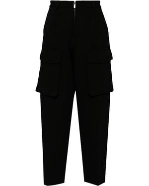 Helmut Lang Tapered-Leg Pants - Black