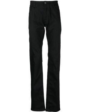 Raf Simons Logo-Patch Pants - Black