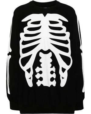 TAKAHIROMIYASHITA TheSoloist. Skeleton-Print Sweatshirt - Black