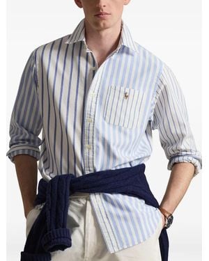 Polo Ralph Lauren Vertical Stripe Shirt - Blue