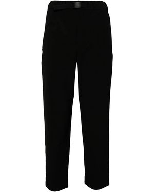 Snow Peak Double Weave Track Trousers - Black