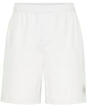 Brunello Cucinelli Cotton Bermuda Shorts - White