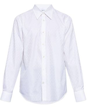 McQueen Skull-Print Shirt - White