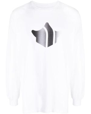 Maharishi Pointillist Temple Cotton Top - White